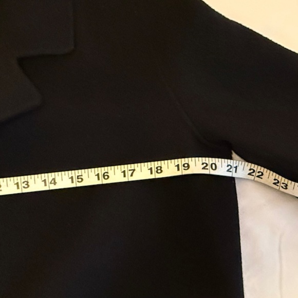 Theory Sileena New Divide Black Wool/Cashmere Blend Coat Size Small - Picture 7 of 12